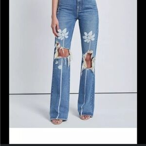 Seven7 Women's Blue Boot Cut Jeans